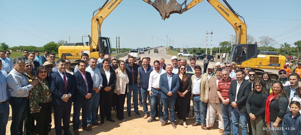 Luego de 8 años de trabajos para lograr la construcción de la Ruta 19PY, se habilitó parte de la obra. Foto: @AllianaPedro