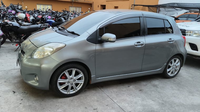 El automóvil incautado.