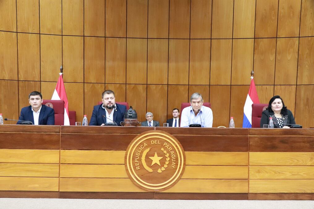 La comisión asesora presidida por el senador Colym Soroka recibió a los representantes de la Dnit, donde se abordó las problemáticas en la producción nacional sobre el contrabando. Foto: Gentileza