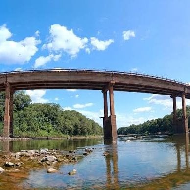 Puente Banana antes de las crecidas. Misiones, Argentina.