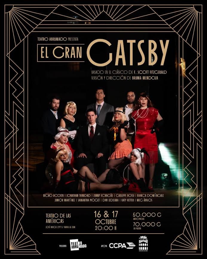 El Gran Gatsby se presenta en el Teatro de   las Américas del CCPA. Foto: Gentileza