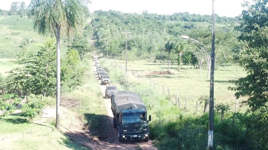 El vocero de la FTC, Germán Aguilera, confirmó que tras el análisis de las evidencias halladas en las cercanías de la subcomisaría atacada, se puede confirmar que se trata de este grupo criminal. Foto: Gentileza