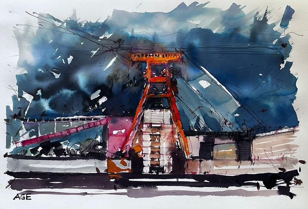 El profesional ganó concurso relacionado al proyecto de rescate cultural de la mina de carbón de Zollverein, un ícono de Alemania. Foto: Gentileza