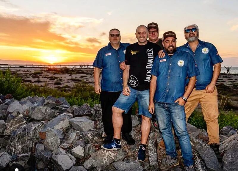 E equipo Barbakua, está integrado por Richard Gini Kent, André Magon, José Torrijos, Frank Smith y Jimmy Benítez. Foto: Gentileza 
