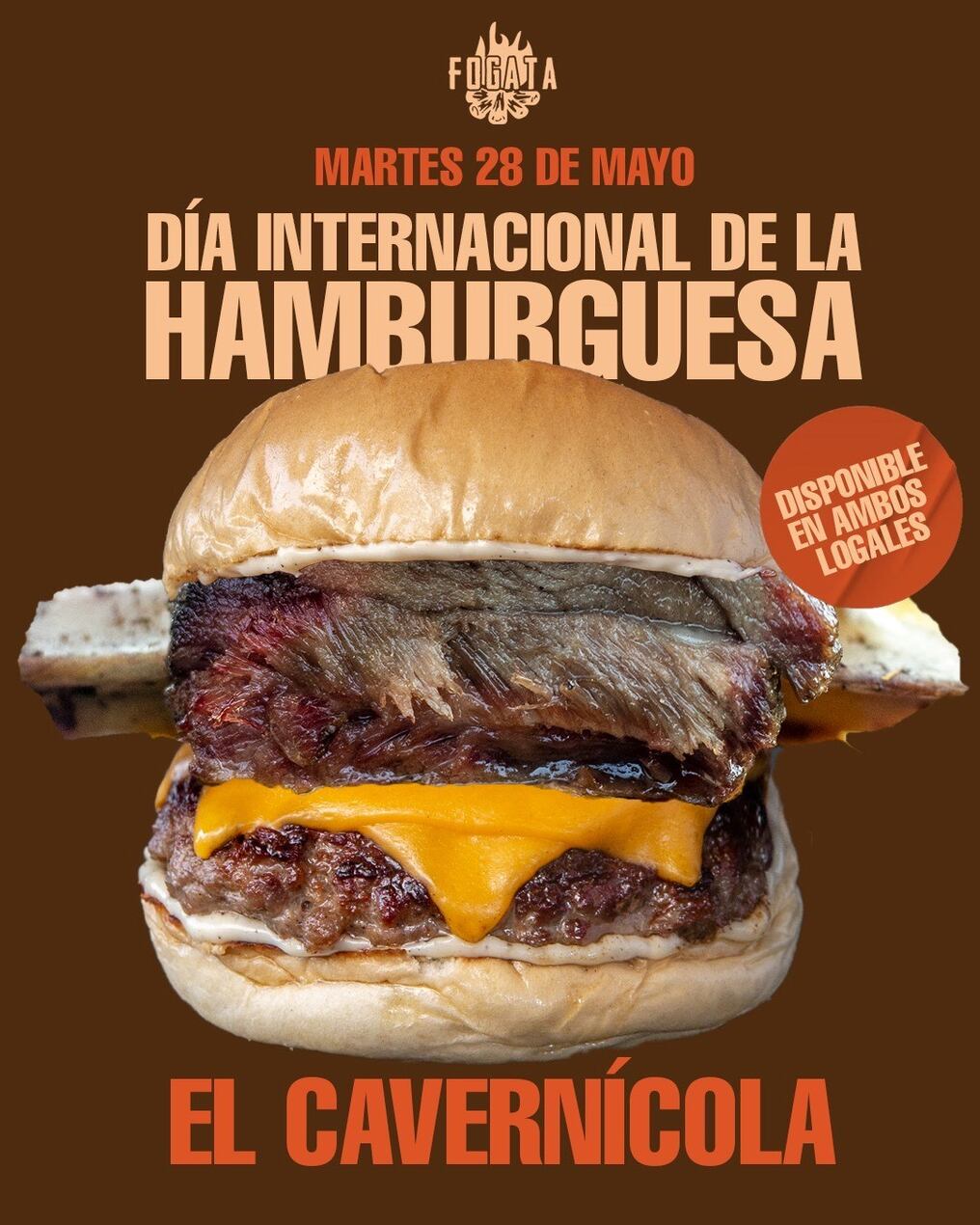 Fogata celebra este día hamburguesero con atractivas promos desde el mediodía en sus dos locales, en Fernando de la Mora Zona Norte y en Los Laureles Park Asunción. Foto: Gentileza