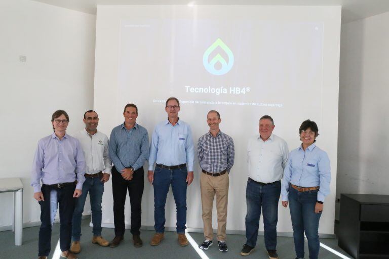 Para conocer sobre los avances, una comitiva encabezada por los representantes del Inbio realizó una visita a las oficinas y laboratorios de Bioceres en las ciudades de Pergamino y Rosario, de Argentina. Foto: Gentileza
