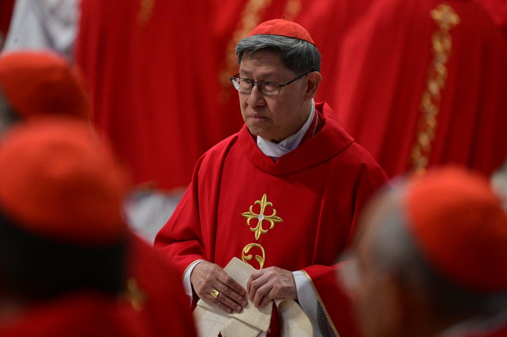 El cardenal Luis Antonio Tagle de Filipinas es uno de los nombres que aparecen en las quinielas. Foto: Tiziana Fabi/AFP
