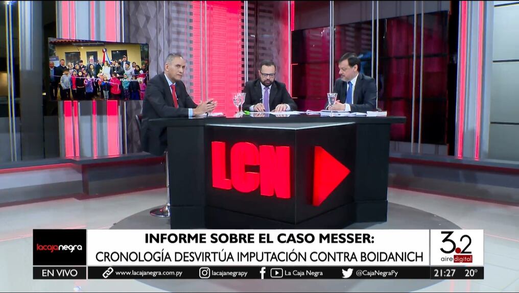 Óscar Boidanich junto a su abogado Claudio Lovera afirmaron que existen deficiencias en el acta de imputación del Ministerio Público. Foto: LCN/Captura de pantalla