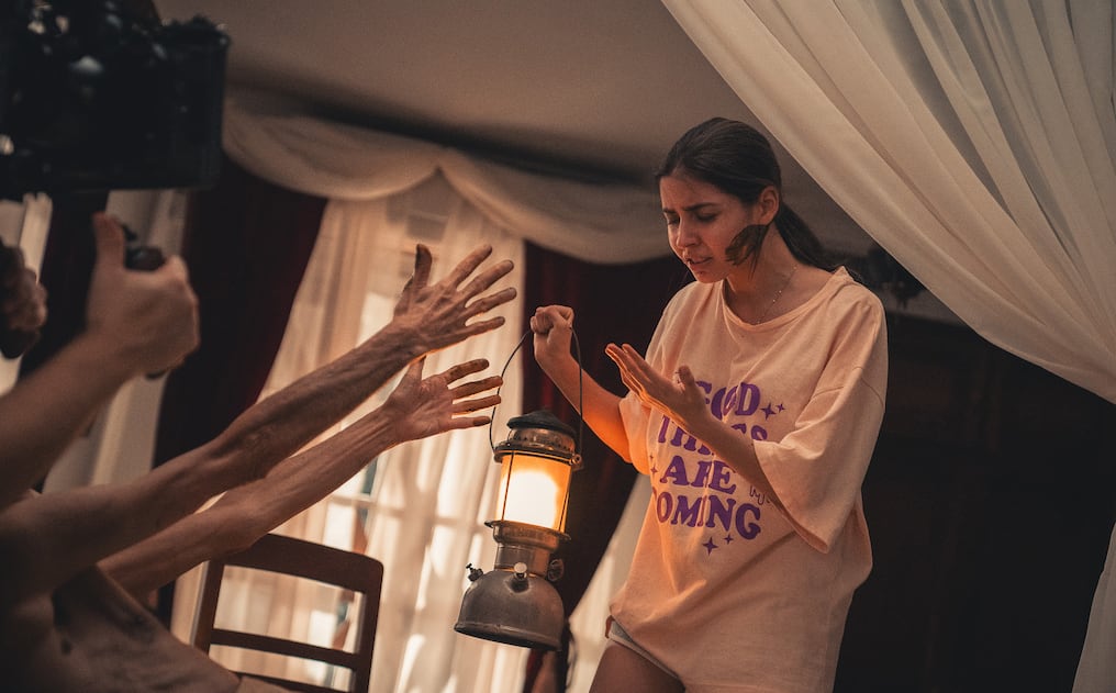 La actriz Lizzie Gomez (Salma). Foto: Gentileza