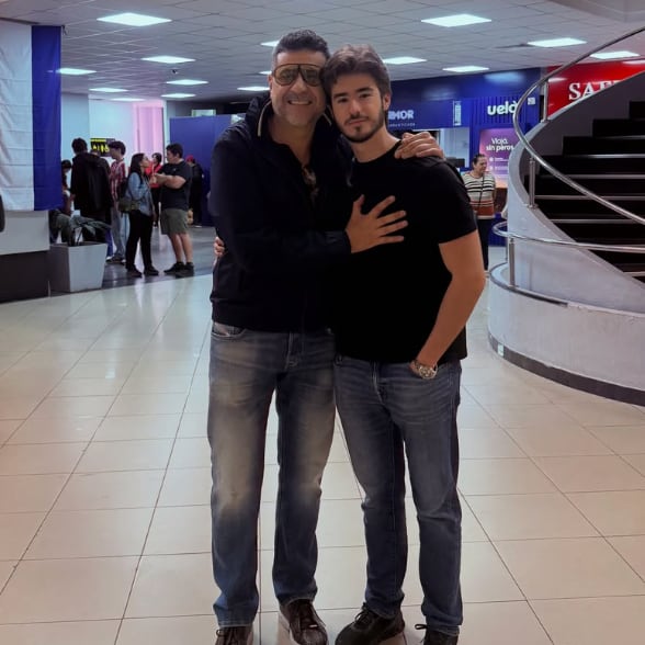 Roberto Pérez y Paulo. Foto: Instagram - @robertoperez1