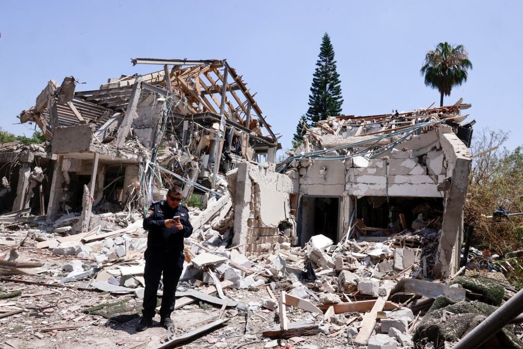 Irán atacó este domingo varias zonas de Israel, entre ellas Tel Aviv. Foto: AFP