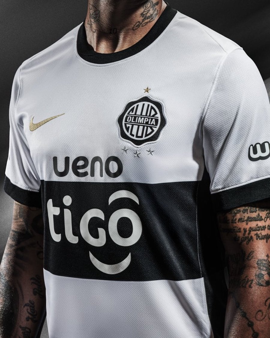 La nueva camiseta que lucirá Olimpia para esta temporada. Foto: CLUB OLIMPIA