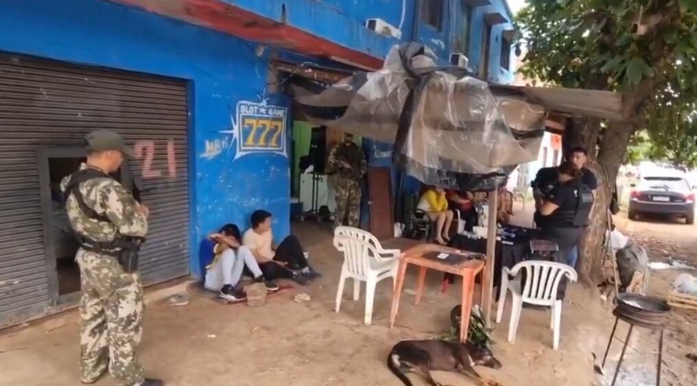 El allanamiento se realizó en el barrio San Juan de la zona Sur de la ciudad. Foto: Captura de pantalla