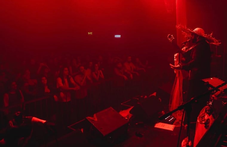 Guten, en concierto. Foto: Dani Galeano