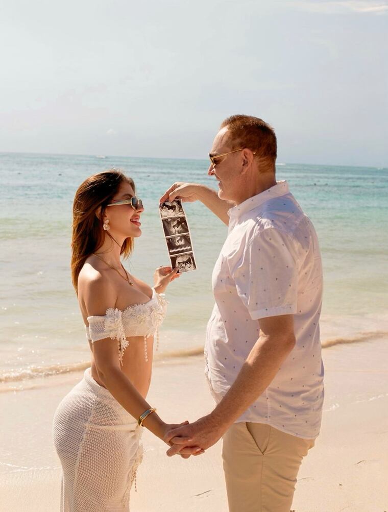 Roberto González Vaesken y Kallytha Lopes anunciaron que serán padre y madre.