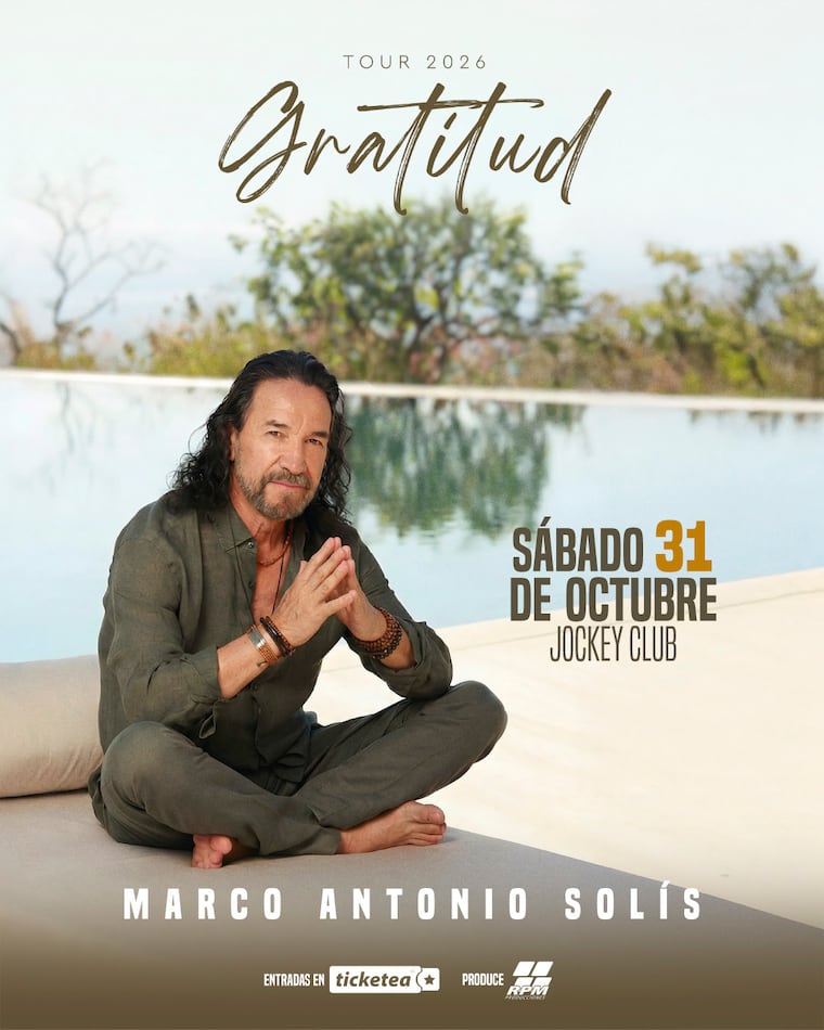 Marco Antonio Solís volverá a Paraguay en el marco de su gira “Gratitud Tour”.
