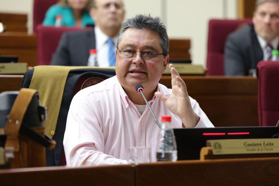 El senador Gustavo Leite sostuvo que llama la atención el monto de dinero manejado por las organizaciones sin fines de lucro, que ingresaron al país con cero trasparencia. Foto: Gentileza