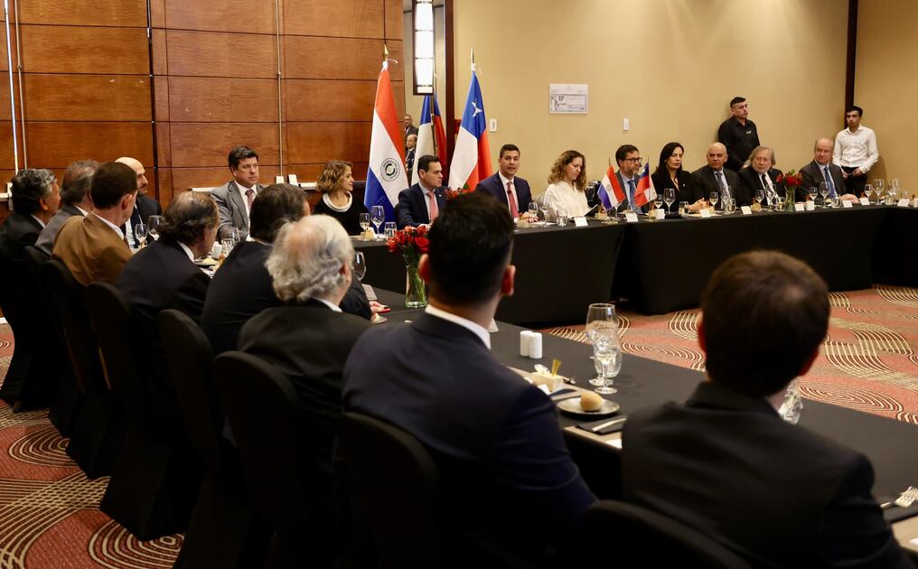 Santiago Peña remarcó el objetivo central de reposicionar a Paraguay como un socio estratégico para sus aliados en la región, entre ellos, Chile. Foto: Gentileza