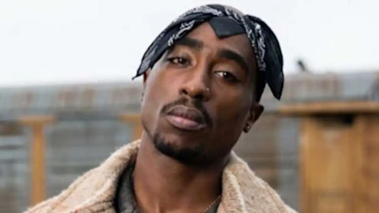 Tupac Shakur, asesinado en 1996. Foto: AFP