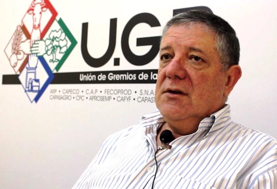 El presidente de la Unión de Gremios de la Producción (UGP), Héctor Cristaldo. Foto: Gentileza