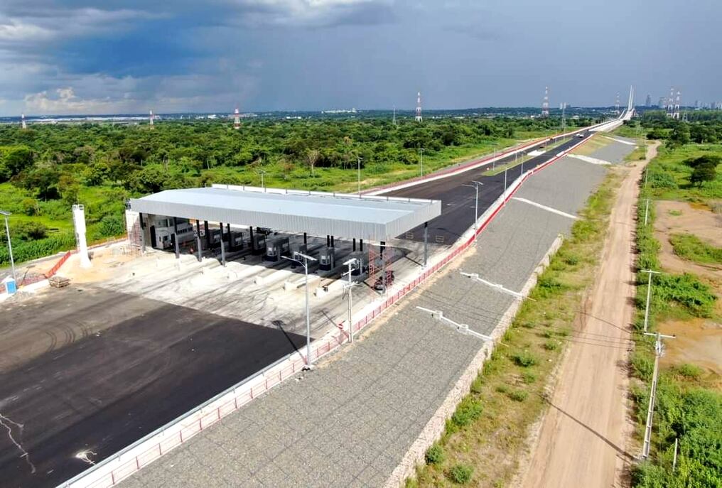 El lunes 4 de marzo a las 0:00 se habilitará oficialmente el puente al tránsito vehicular. Foto: @mopcparaguay
