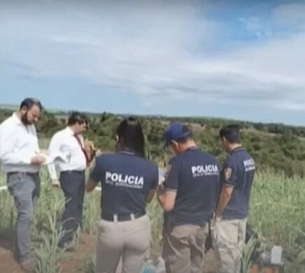 Tras una intensa búsqueda el presunto feminicida fue localizado esta madrugada en el departamento de Itapúa. Foto: Gentileza