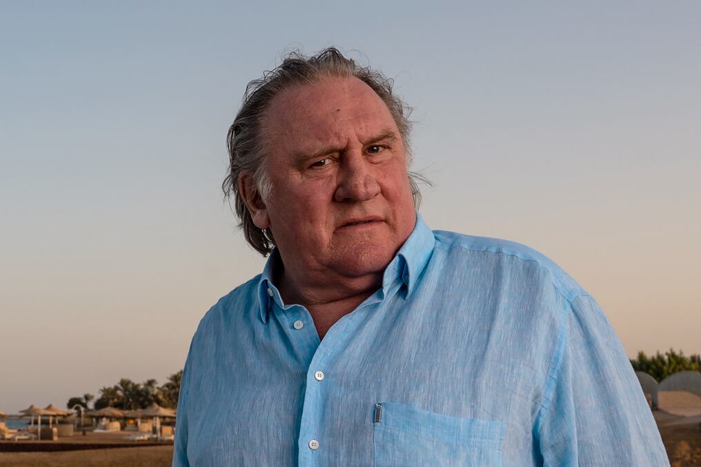 El actor francés nacionalizado ruso Gérard Depardieu, de 74 años, acusado de violación y agresiones sexuales. Foto: AFP