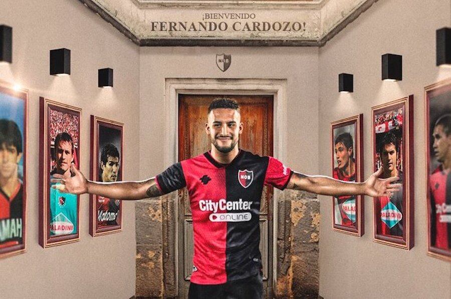 Con esta imagen, Newell’s Old Boys dio la bienvenida a Fernando Cardozo. Foto: CLUB NEWELL’S OLD BOYS