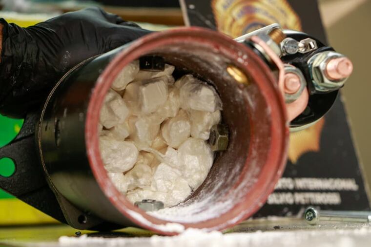 Cocaína en presentación de cubos.