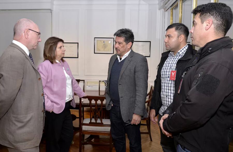 El comisario Nimio Cardozo se había reunido con la ministra de Seguridad de Argentina, Patricia Bulrrich, en Buenos Aires el pasado lunes. Foto: Gentileza