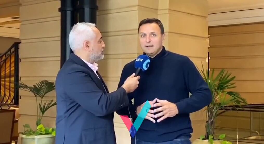 El consultor Daniel Ivoskus fue entrevistado por Felipe Goroso, enviado de Nación Media a Buenos Aires. Foto: Captura de video
