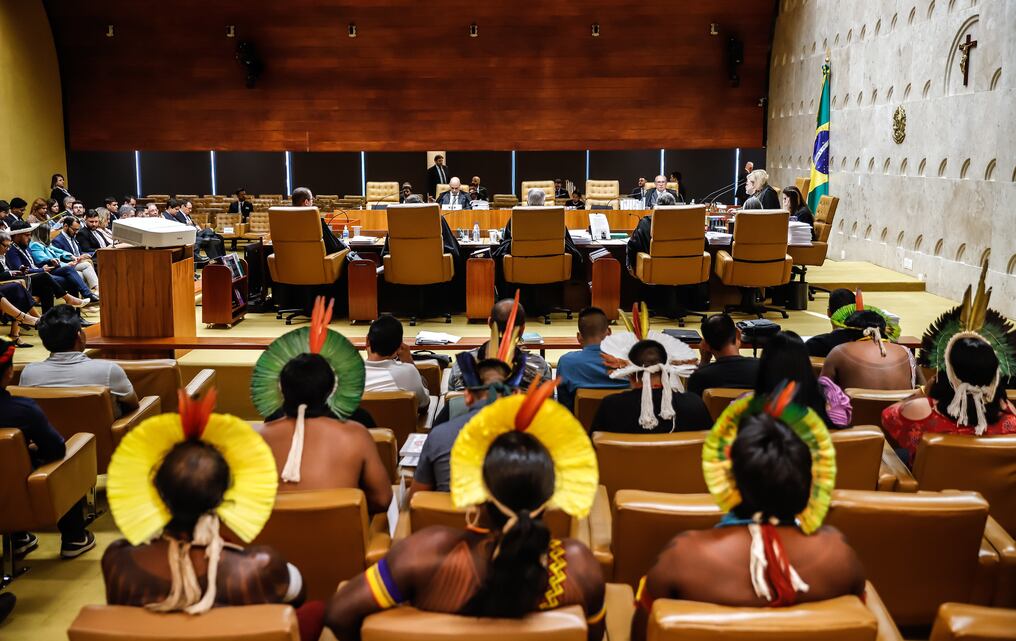 La justicia brasileña favoreció la demarcación de territorios ancestrales en la Amazonía. Foto: @STF_oficial