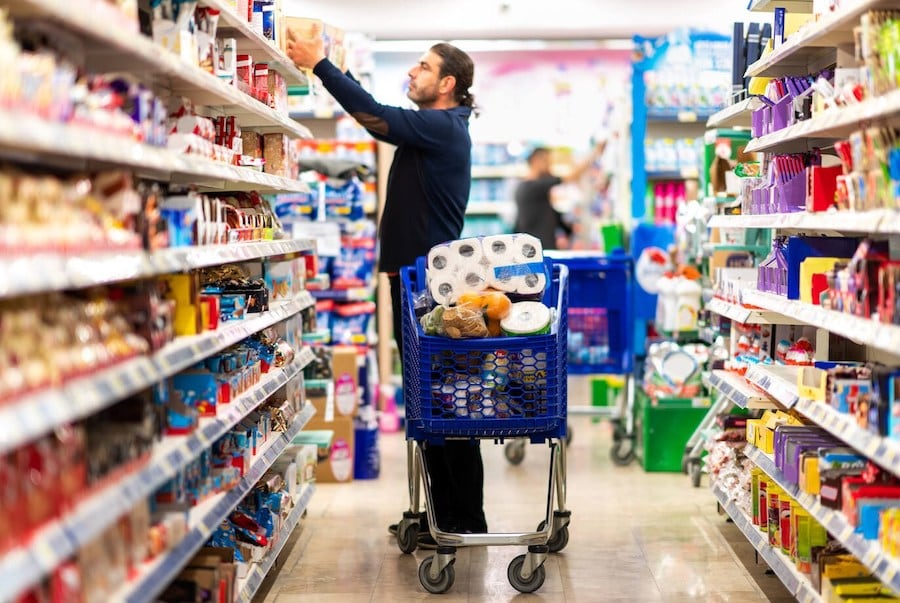 Llenar el carrito del supermercado rinde mucho más en Paraguay que en otros países de la región, ya que sale más barato en dólares, según un estudio de la Fundación Ecosur de la Bolsa de Comercio de Córdoba. Foto: Ilustrativa