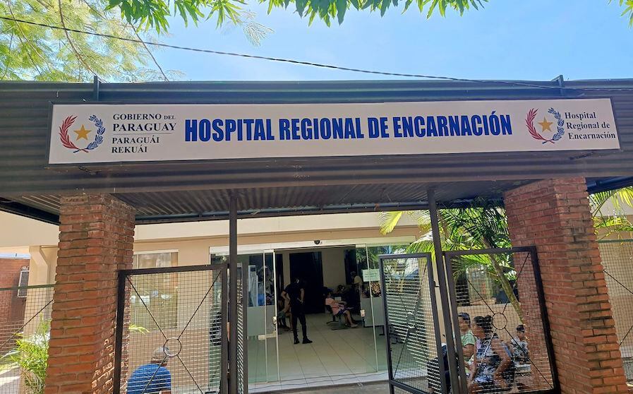 La paciente llegó al Hospital Regional de Encarnación caminando y lucida. Foto: Archivo