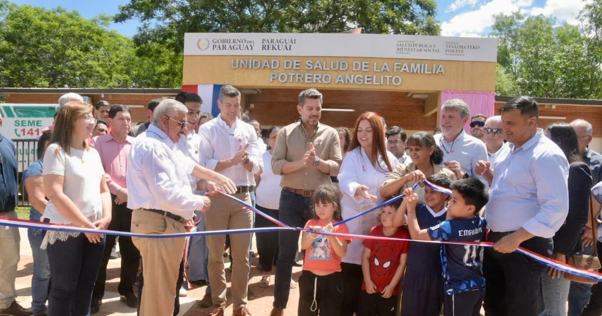Peña inauguró nueva USF en Potrero Angelito