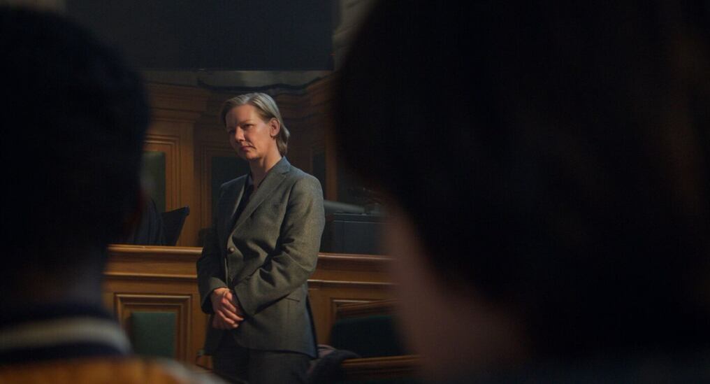 Sandra Hüller protagoniza el drama judicial francés que logró cinco nominaciones al Óscar. Foto: Gentileza