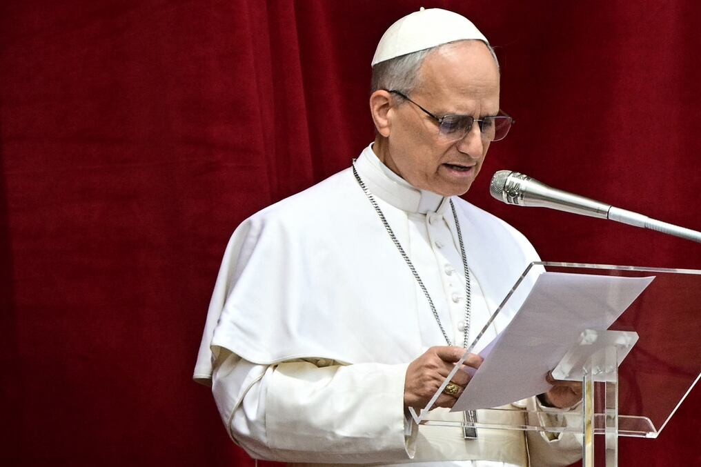 El papa León XIV afirmó que hará personalmente “todo el esfuerzo necesario para que prevalezca la paz”. Foto: AFP