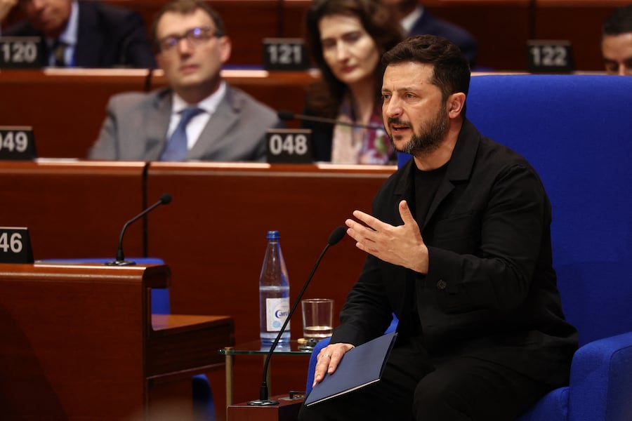 El presidente ucraniano, Volodímir Zelenski.FOTO: AFP