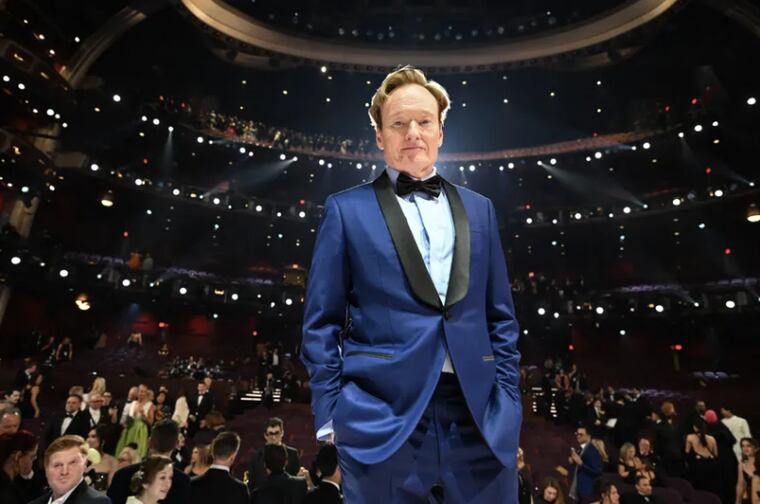 Conan O'Brien en los Premios Oscar. Foto: Richard Harbaugh