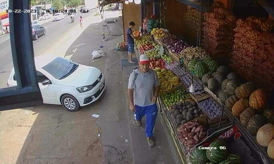 Ahora la víctima busca dar con el paradero del hombre, a quien se lo ve en imágenes de cámaras de seguridad de la zona. Foto: Gentileza