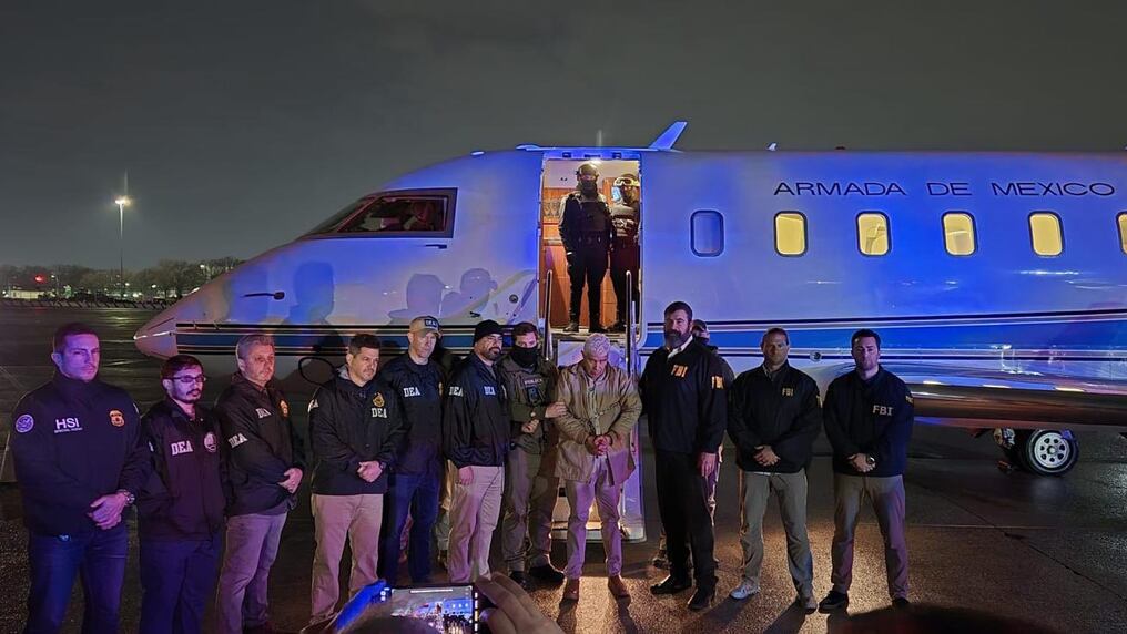 El narcotraficante llegó ayer a Nueva York tras ser extraditado por el Gobierno de México. Foto: Gentileza