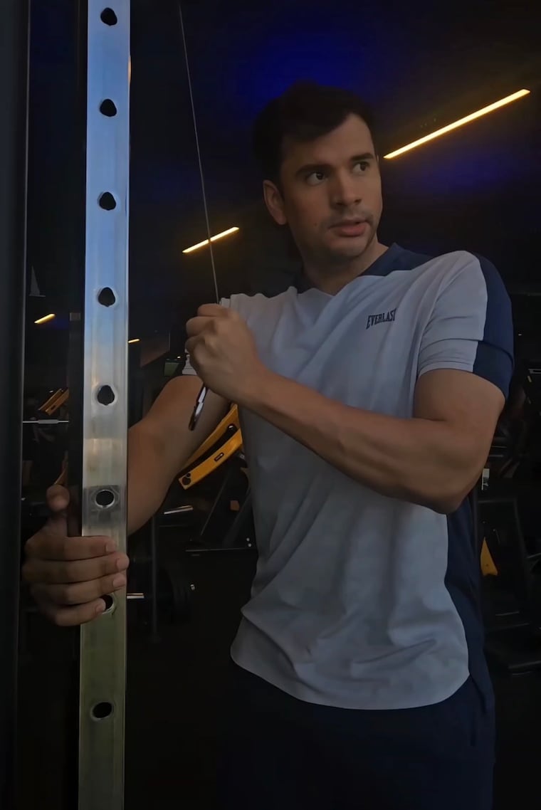 Sebastián Rodríguez adoptó el estilo de vida fit.