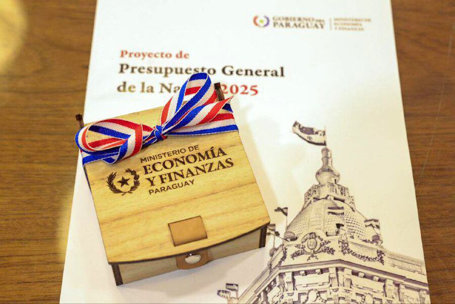 El proyecto de ley del Presupuesto General de la Nación (PGN) 2025 contempla gastos por G. 132,9 billones
(USD 17.557 millones). Foto: Gentileza