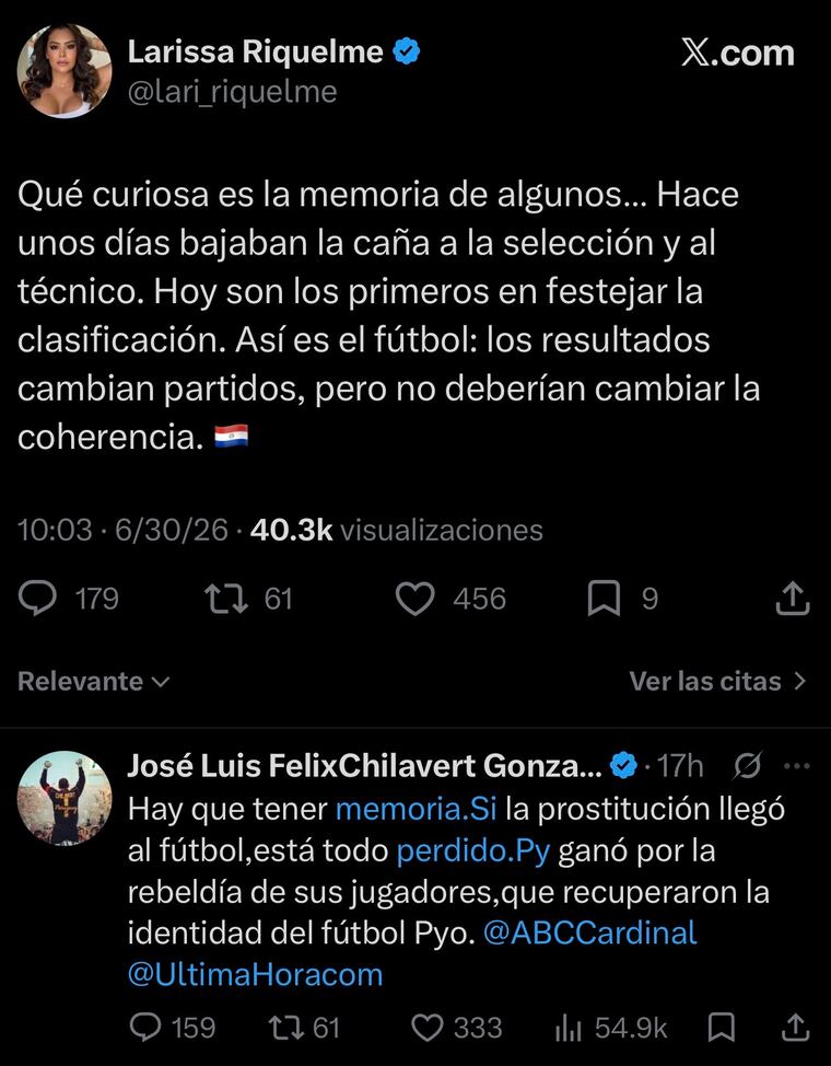 José Luis Chilavert afirmó que la prostitución llegó al fútbol.