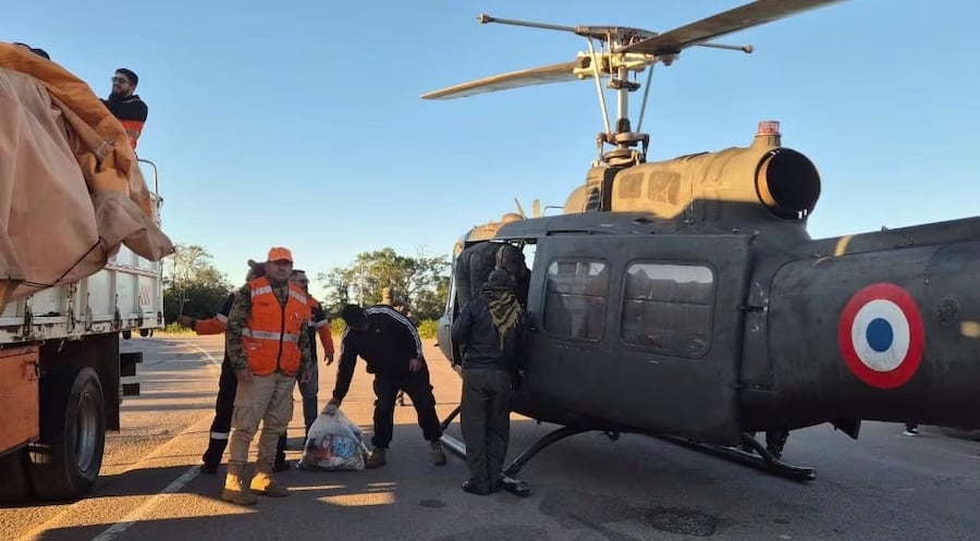 El Gobierno continúa enviando la ayuda humanitaria a las comunidades chaqueñas. Foto: Gentileza