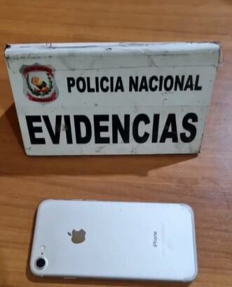 El celular de la detenida fue  incautado y será sometido a pericia forense. Foto: Captura de pantalla