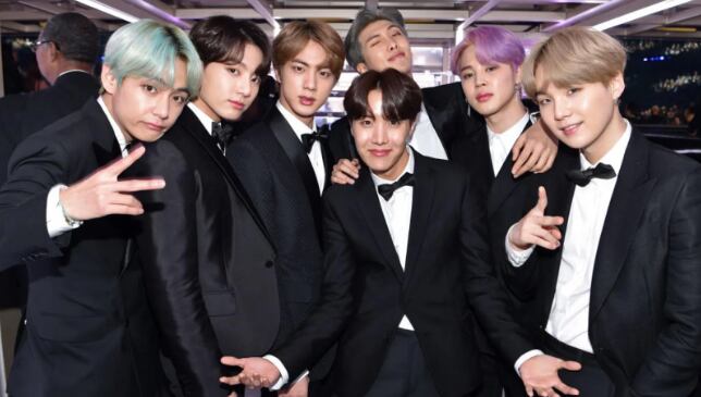 RM, Jin, Suga, J-Hope, Jimin, V y Jungkook. Foto: Getty Images