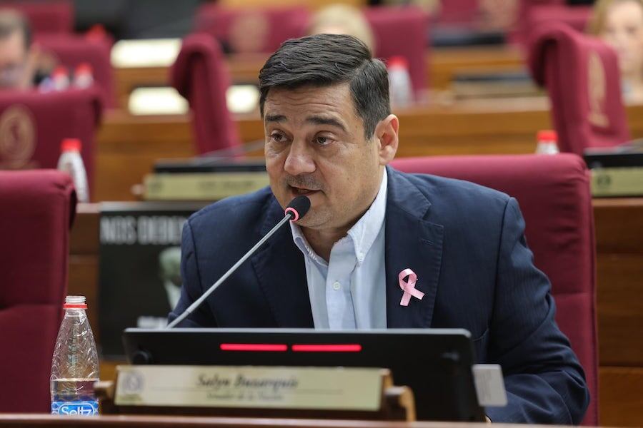 Enrique Salyn Buzarquis, senador del PLRA. Foto: Archivo