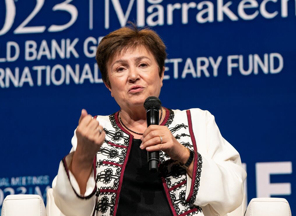 Kristalina Georgieva saludó al presidente electo de Argentina a Milei y espera “trabajar estrechamente con él”. Foto: @KGeorgieva