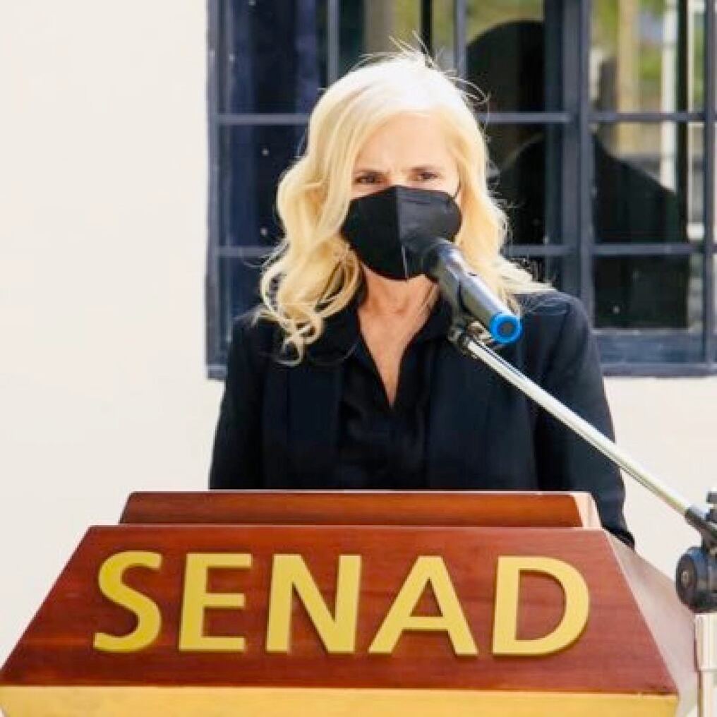 Zully Rolón inauguró sede regional de la Senad con financiamiento oscuro. Foto: Gentileza